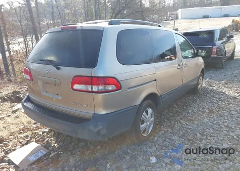2002 Toyota Sienna Ce z USA, uszkodzony, nr VIN 4T3ZF19C92U503176